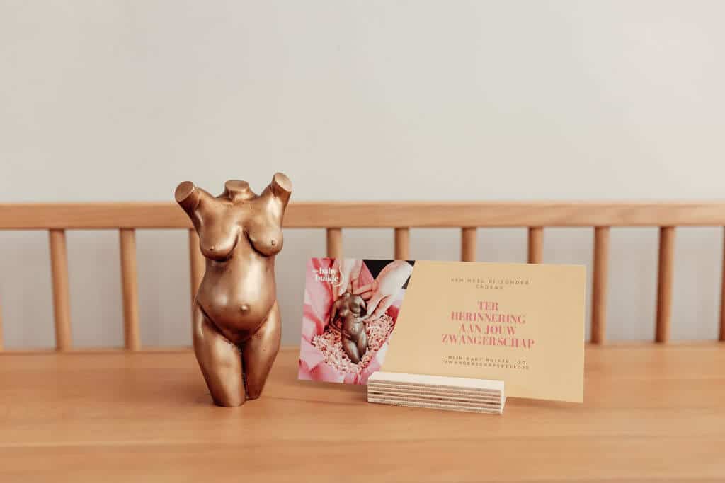Cadeaubon Mijn Baby Buikje — herinnering in een roze doos